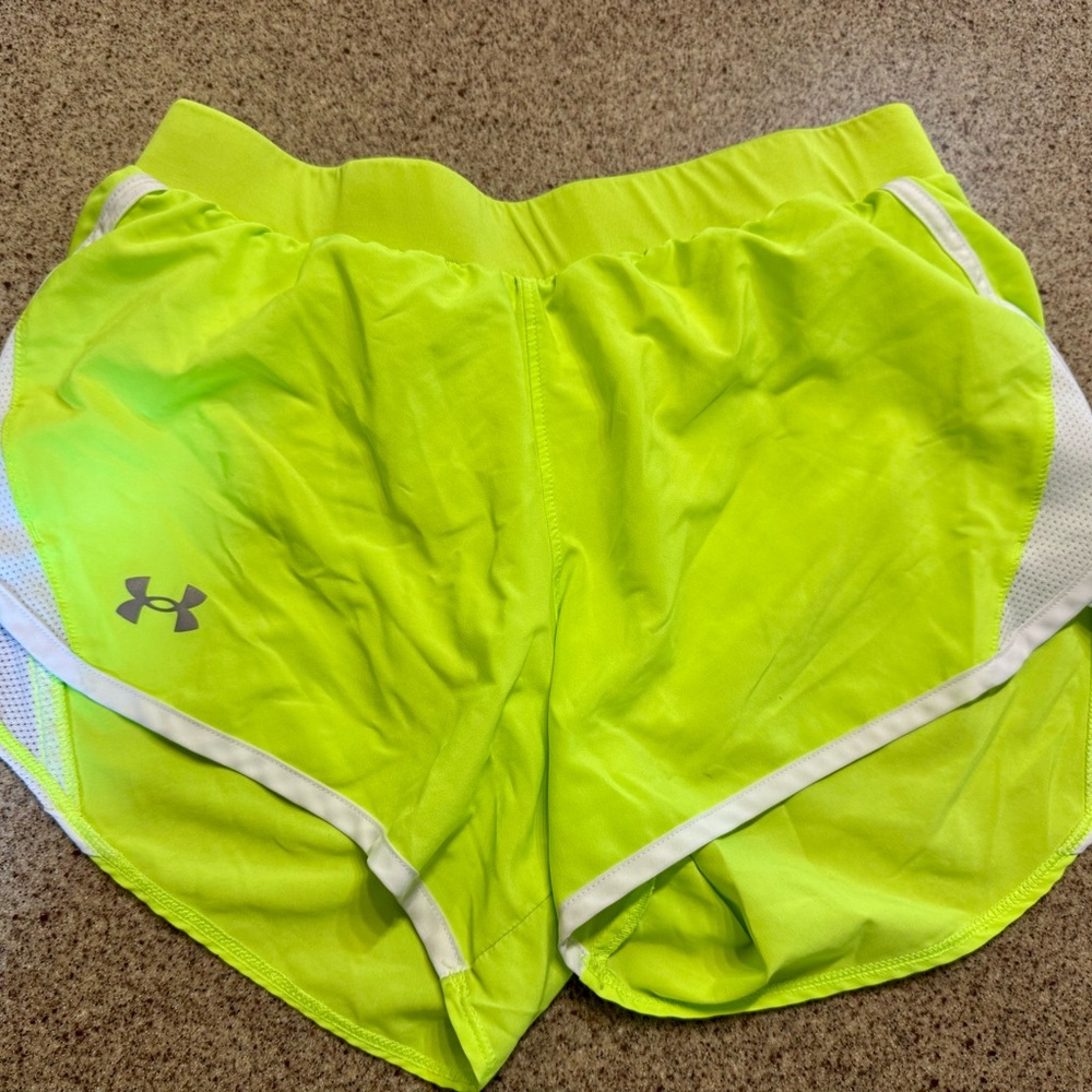 Under Armour Women's Neon Green Shorts